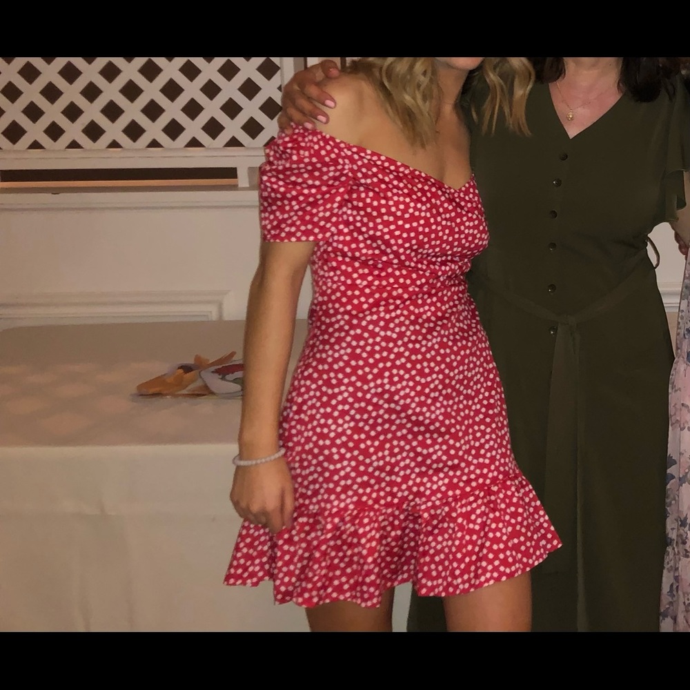 Red Floral Sundress